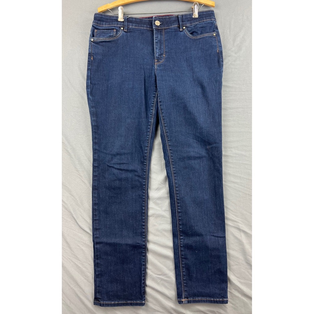 White House Black Market Jeans Womens 10S The Slim Dark Wash Indigo Denim Pants